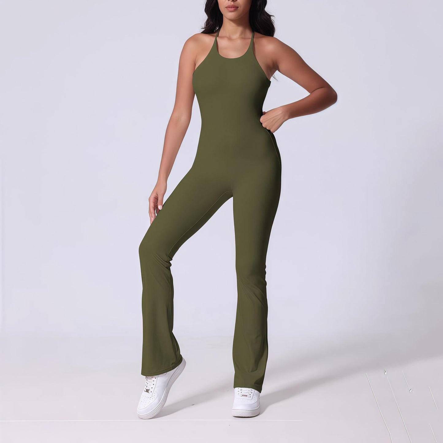 Onepiece Jumpsuit Bootcut Rückenfrei